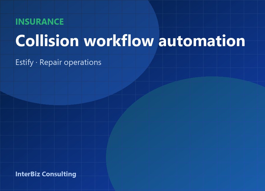 Estify collision repair workflow automation