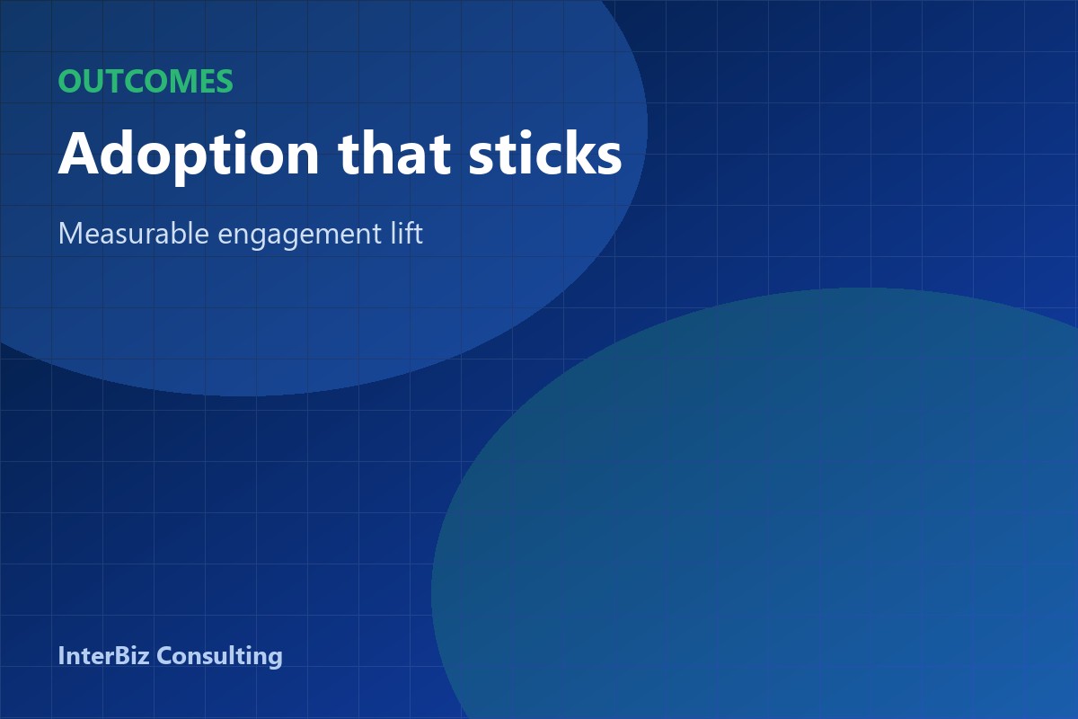 Adoption and engagement outcomes